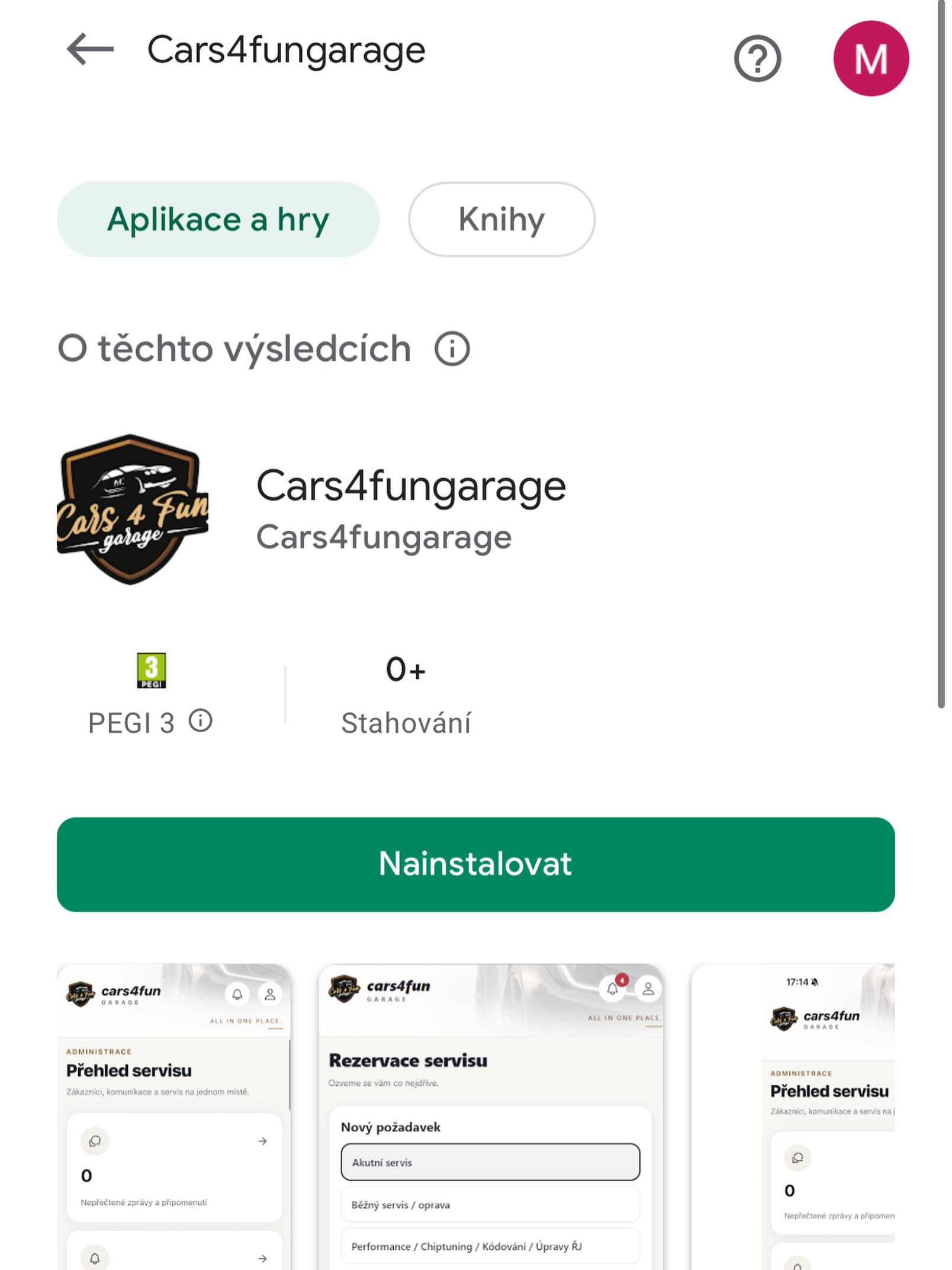 Cars4fun Garage — fotografie z 8. 10. 2026